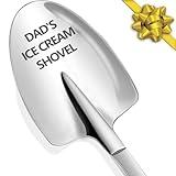 Gifts for Dad, Father's Day Gifts from Daughter Son, Birthday Gifts for Dad, Personalized Dad Gifts, Funny Engraved Stainless Steel Dad's Ice Cream Shovel Fathers Day Gifts, Stocking Stuffers for Dad