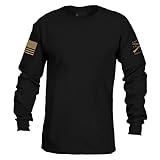 Grunt Style Core Basic Long Sleeve Men's T-Shirt (Black, Large)