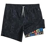 maamgic Gym Shorts for Men 7 inch Inseam with Liner Stretch 2 in 1 Workout Shorts Men Quick Dry Athletic Running Shorts