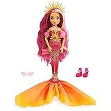 MERMAID HIGH, Spring Break Searra Mermaid Doll & Accessories with Removable Tail and Color Change Hair Streak, Kids Toys for Girls Ages 4 and up