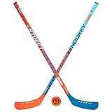 Franklin Sports Kids Street Hockey Set - NHL - Includes 2 Hockey Sticks and 1 Street Hockey Ball - Starter Set