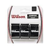 WILSON Sporting Goods Ultra Wrap Tennis Overgrip (3-Pack), Black (WRZ403000)