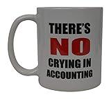 Rogue River Tactical Funny Sarcastic Coffee Mug Novelty Sarcastic Office Cup No Crying In Accounting CPA Accountant Bookkeeper