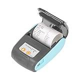 Mini Pocket Printer, Bluetooth Thermal Receipt Printer for iOS Android and 58mm Portable Small POS Bill Printer for Restaurant Sales Retail (Without