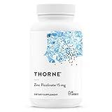THORNE - Zinc Picolinate 15mg - Highly Absorbable Zinc Supplement - Supports Wellness, Immune System, Eye, Skin, and Reproductive Health* - Gluten-Free, Soy-Free, Dairy-Free - 60 Capsules