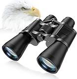 Binoculars 12x50 for Adults and Kids Compact Binoculars with Clear Low Light Version Large Eyepiece Waterproof Durable & Clear Binoculars for Bird Watching Hunting Travel Theater Concerts