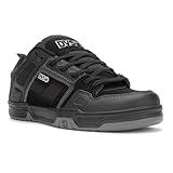 DVS Men's Comanche Skate Shoe, Black Reflective Charcoal New Black, 9.5