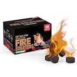 Fire Starters for Solo Stove Mesa, 60 Count Fire Starter, Fireplace Starter Great Accessories Tool for Grilling Camping Cooking Campfires and BBQ Light Fire Wood Charcoal and Sticks