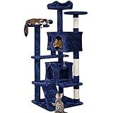 Yaheetech 54in Cat Tree Tower Condo Furniture Scratch Post for Kittens Pet House Play