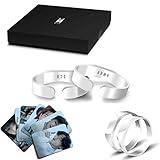 Dolpind Kpop Ring Fans Jewelry Merchandise Suga Jungkook Jimin V Rap Jhope Jin Army Gifts Merch for Women Men