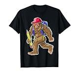 Funny Bigfoot Back to School Kid Bigfoot Backpack Boys T-Shirt