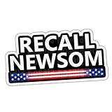 HOSALA Recall Newsom Sticker Pack Gavin Newsom Decal Canada Politics Political Sticker Canadian Gift Canada Flag Decoration Laptop Tablet Helmet Vehicles