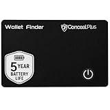 Conceal Plus Wallet Finder Slim Tracker, 5-Year Battery Life - Never Needs Charging, Track Wallet, Backpack, Luggage and More, Works with Apple Find My iOS Only (Android Not Supported)