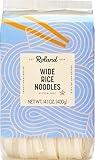 Roland Foods Wide Rice Noodles, Specialty Imported Food, 14.1 Ounce Bag, Pack of 1