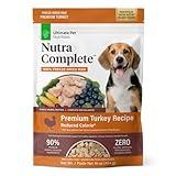 ULTIMATE PET NUTRITION Nutra Complete Raw Freeze Dried Premium Adult Dog Food Reduced Calorie (1 Pound, Turkey)