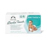 Amazon Brand - Mama Bear Gentle Touch Diapers, Hypoallergenic, Size 4, 148 Count, 4 Packs of 37, White