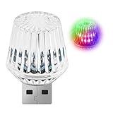 1 Pcs USB Star Sky Lamp for Cars, New Car USB Night Light, USB Led Car Interior Atmosphere Lights, Plug and Play, Used for Most Cars, Trucks, Suvs, Hallway, Party, Bedroom（ Colorful Flash）