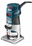 BOSCH PR20EVS Router Tool, 1 Horsepower 5.6 Amp Electronic Variable Speed Palm Router