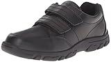 Hush Puppies boys Jace Oxford, Black,12.5 Wide Little Kid