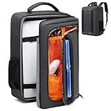 Travel Backpack for PS5, Protective Carrying Case Bag for 17.3’’ Laptop, Controllers, Game Discs and More Gaming Accessories, PS5 Carrying Case with Multiple Pockets