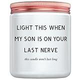 Daughter in Law Gifts - Best Birthday Christmas Mothers Day Gifts for Daughter in Law from Mother in Law or Father in Law - Funny Future Daughter in Law Sons Girlfriend Adult Candle Women Gift