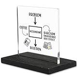 FOKCBOCM Accountant Gifts for Women, Accountant Funny Gift, Funny Spreadsheet Sign, Excel Shortcut, Accounting Graduation Gifts, Funny Desk Decor Plaques Gifts for Accountant, na CPA, CFO-DX92