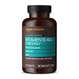 Amazon Elements Women‚ 40+ One Daily Multivitamin, 66% Whole Food Cultured, Vegan, 65 Tablets, 2 month supply (Packaging may vary)