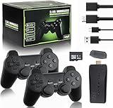 New Retro Gaming Console & Game Stick Pro - 40,000+ Classic Video Games, 23 Emulators, Dual Wireless Controllers, 4K HDMI Output, Plug & Play, Compatible with TV, PC, Projector, 64GB