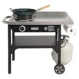 Cuisinart Outdoor Wok Station - 50,000 BTU Propane Burner - Includes 14” Carbon Steel Wok – Cooking/Grill - Great for Stir Frying and More, CGG-1265