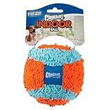 Chuckit! Indoor Fetch Ball Dog Toy (4.75 Inch), Orange and Blue