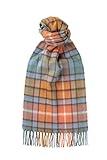 Glen Isla 100% Lambswool Scarf Tartan Muted Antique Buchannan - Made In Scotland