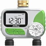 Sprinkler Timer Water Timer for Garden Hose 2 Zone,Hose Timer and Irrigation System for Yard & Greenhouse, Waterproof Digital Sprinkler Controller with Pure Brass Inlet for Lawn,Auto Faucet Timer