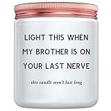 Funny Sister in Law Gifts for Best Sister-in-Law Birthday Gift Ideas - Mother's Day Christmas Wedding Gifts for Future Sister-in-Law Lavender Candle