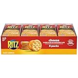 RITZ Cheese Sandwich Crackers, 8 Snack Packs (6 Crackers Per Pack)