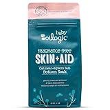 Oilogic Oatmeal Epsom Salt Bath Soak for Babies - Gentle Baby Bath Essentials Soothe & Cleanse Baby Bottoms - Fragrance-Free & Pediatrician-Tested Bathing Skin Care, 16 Oz
