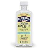 Happy Home Imitation Clear Butter Flavoring, Non-Alcoholic, Certified Kosher, 7 oz.