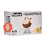 Exploding Kittens Presents Poetry for Neanderthals - Family Card Game for Adults, Teens & Kids - Competitive Word Guessing Family Games, Ages 7 and Up - Includes 200 cards and a 2-foot inflatable club