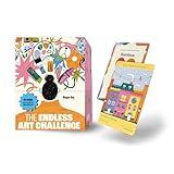 The Endless Art Challenge Card Deck: 90 Creativity Prompt Cards (Overall 25,000 Combinations!) for Never-Ending Art Inspiration (Gift for Creatives)