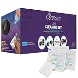 Care Touch Lens Wipes for Eyeglasses- 210 Count Individually Wrapped Pre- Moistened Wipes, 5 x 6 Inch- Camera Lens, Sunglasses and Glasses Cleaner,- Gentle and Portable for Cleaning of Optical Devices