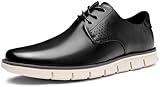 Jousen Mens Dress Shoes Men's Casual Dress Shoes Comfortable Business Dress Shoe for Men(AMY9053A Black 10.5)