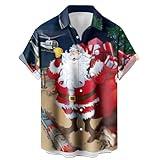 Warehouse Men's Shoes Christmas Shirts for Men 2024, Mens Ugly Christmas Shirt Short Sleeve Slim Fit Hawaiian Shirts Halloween Decorations Outdoor Scary Props