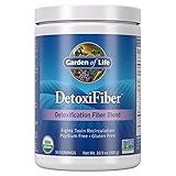 Garden of Life Organic Unflavored Fiber Powder Detox Blend with Chia, Alfalfa & Barley for Herbal Cleanse, Gut Health Support - Detoxifiber - Non-GMO, Gluten-Free, Psyllium Free, Vegan, 30 Servings