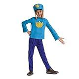 Disguise Dog Man Costume for Kids, Official Dog Man Movie Outfit with Hat and Ears, Child Size (7-8)