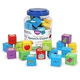 Learning Resources Say-a-Sound™ Speech Cubes, Preschool Learning Activities, ABC Flash Cards, Speech Therapy Toys, Gifts for Kids, Ages 3+, 16 Pieces