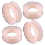 bodyjewellery 15/16 gauge 24mm Skin Double Flare Tunnels Ear Plugs SI04 wholesale Lot AFPB Ear s Stretching Stretchers bulk Piercing 4Pcs
