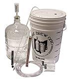 Winemakers Depot Wine Making Equipment Kit-Glass 3 gallon