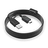 FITE ON 5ft USB Cable Compatible with Goal Zero 11406 Guide 10 Plus Silver Battery Pack Replacement Spare Power Cord Charging Sync Data Cable