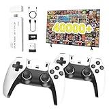 sunzoneflo Retro Gaming Console，23 Classic Emulators,4K HDMI Output,Plug and play Retro Game Stick Built in 40000+ Games with 2.4G Wireless Controllers(128GB)