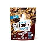 FlavCity Grass Fed Whey Chocolate Protein Powder - Chocolate Peanut Butter - 25g Protein & 10g Collagen - Made with Organic Cocoa & Coconut Milk - Gluten Free & No Added Sugars (20 Servings)