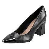 Marc Fisher Women's KAPILA Pump, Black Leather Multi 001, 5.5